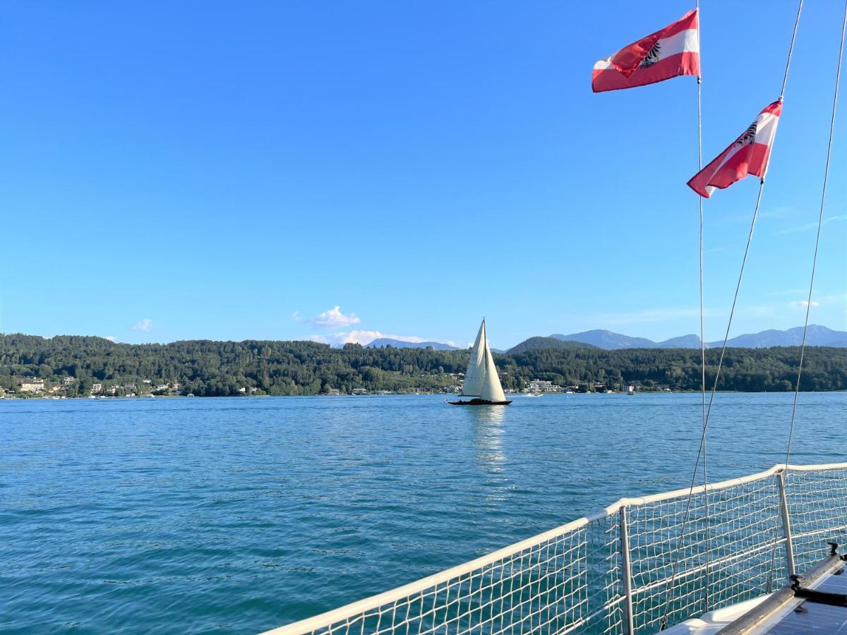 Ferienwohnung Schellander Privatstrand 沃尔特湖畔韦尔登 外观 照片