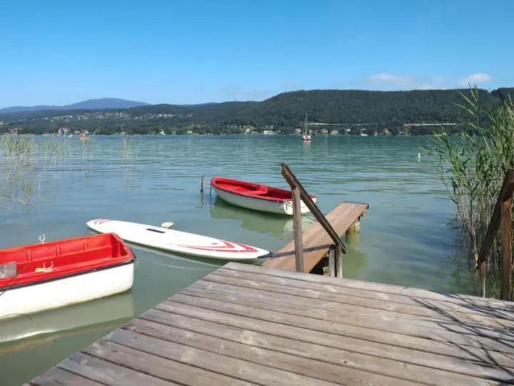 Ferienwohnung Schellander Privatstrand 沃尔特湖畔韦尔登 外观 照片